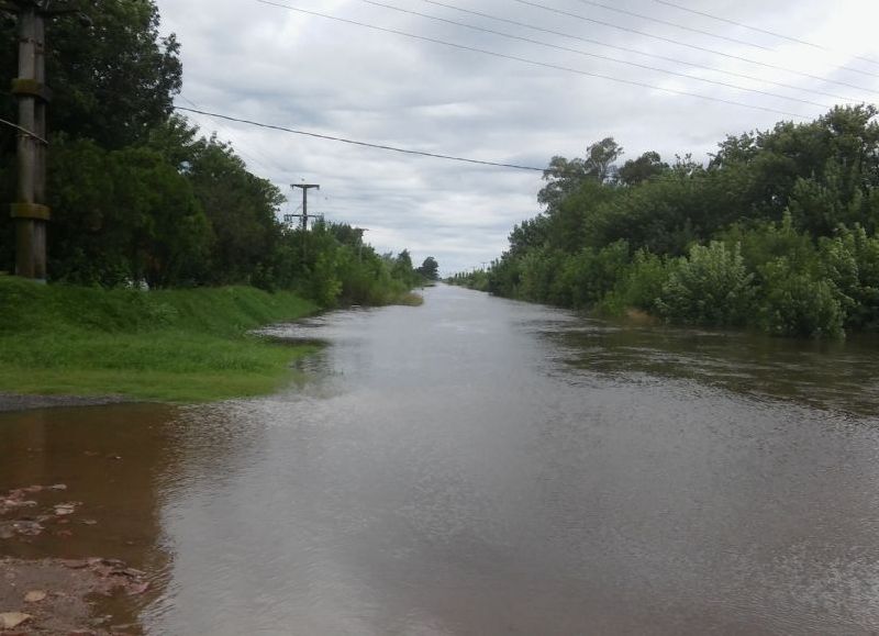 Desborde del río.